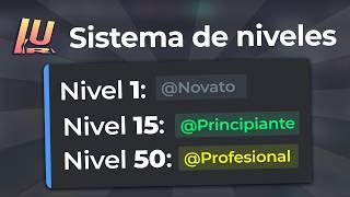 Crear SISTEMA de NIVELES / MEJORES BOTS para DISCORD 2025