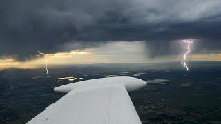 Flying to Alaska & Russia, Thunderstorms in the Mountains