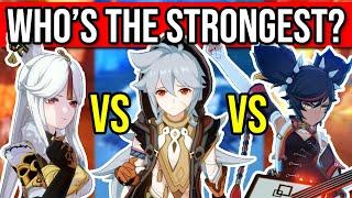 DPS SHOWDOWN! Ningguang vs Razor vs Xinyan! WHO'S THE STRONGEST 4?!