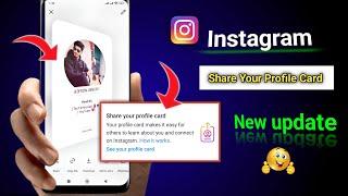 Share your profile card instagram | Share your profile card instagram kya hai