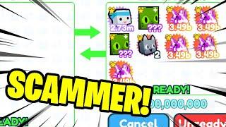  I SCAMMED the BIGGEST SCAMMER in Pet Simulator X! *GOT CAUGHT*