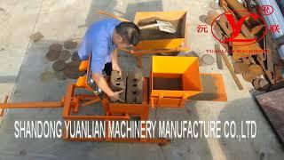 China made qmr 2-40 clay brick making machine soil earth compressed block moulding machine