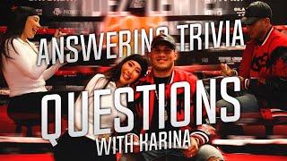 David Benavidez: Answering trivia questions with Karina Silva