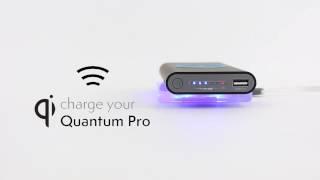 Wireless Qi Charging with The Quantum Pro Power Bank