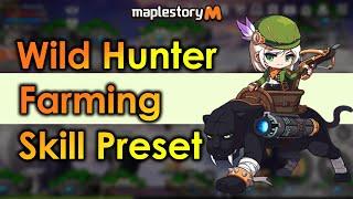 Maplestory M - Wildhunter Farming Skill Preset