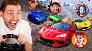 FUGA com carros de YOUTUBERS no The Crew Motorfest!