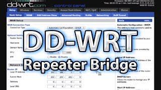 DD-WRT Repeater Bridged Setup (Talk Trough)