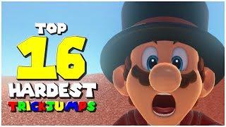 Top 16 Hardest Trickjumps - Super Mario Odyssey