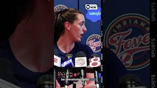 Indiana Fever guard and former Hawkeye Caitlin Clark talks about her injury and recovery.