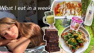 what i eat in a week//realistic