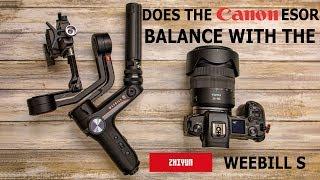 Zhiyun Weebill S Setup & Balance the Canon EOS R & RF 24 to 105 Lens