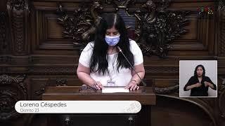 Lorena Céspedes - Discurso de Apertura Pleno N°31 - 18/10/2021.