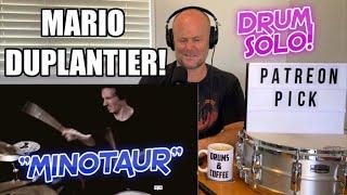 Drum Teacher Reacts: MARIO DUPLANTIER Drum Solo 2020 "MINOTAUR"