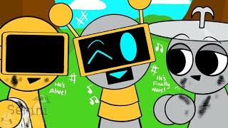 Clukr & Garnold Built Fun Bot Together ! - Sprunki Incredibox [AU]