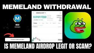 Memeland Airdrop Withdrawal Update: Is Memeland Airdrop LEGIT or A SCAM? MEMELAND ECOSYSTEM