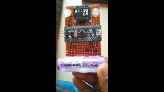 Digital clock with STM32F103 controller.