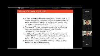 Miguel Moreira - Virasoro constraints in sheaf theory