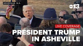 President Trump in Asheville