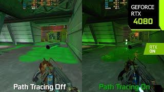 Half-Life with RTX Path Tracing On vs Off - Graphics/Performance Comparison | RTX 4080 4K DLSS 3.7