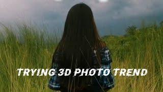 Trying 3d photo trend | Reels | TikTok trend #shorts #3dphoto