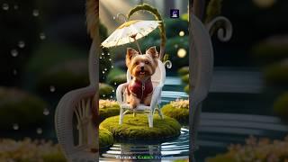 Garden Fantasy: Yorkshire Terrier in 8K Hyper-Realistic #Shorts #AI #ShortVideo