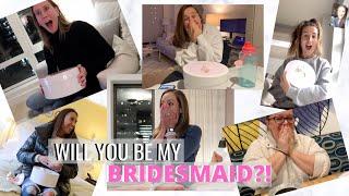 Asking my best friends to be my BRIDESMAIDS *emotional*| Bridesmaids proposal boxes | Wedding Series