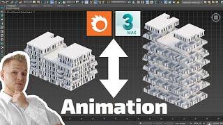 Animate any building - WOW your clients [3ds Max - easy method]