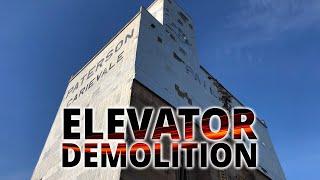 How Much Wood Is In A Grain Elevator? //Demolition//