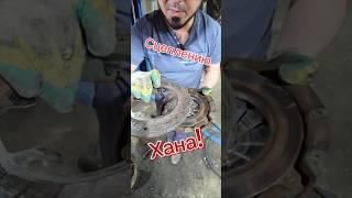 замена диска сцепления.  #jonauto #заменадискасцепления #слесарь #автосервис
