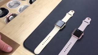 38mm apple watch sport Gold vs Rose Gold sport