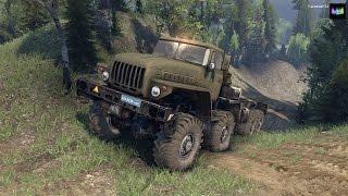 SpinTires обзор мода ( Урал 6614 и Урал Полярник ) Сори! перепутал! :-)