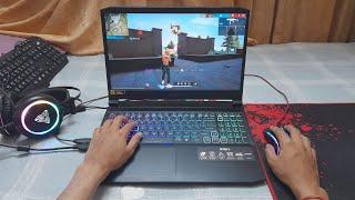 Ryzen 5 5600h Gtx 1650 FreeFire Laptop Gameplay Acer Nitro 5