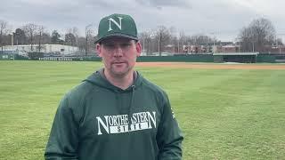 Head coach Jake Hendrick after 11-10 win over Southeastern