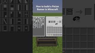 How to build a Potion Banner in Minecraft #minecraft #tutorial #starforge #gaming #shorts