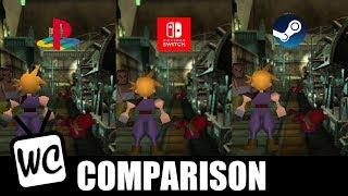 Final Fantasy VII - Comparison (PC/PS1/Switch)