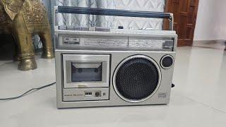 national Panasonic RX -1650T 3BAND radio cassette recorder  working condition  9023321435#