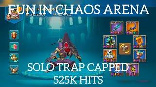 T3 solo trap capped 525k blast hits in LORDS MOBILE