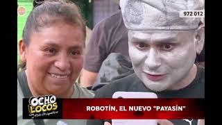 ROBOTIN QUIERE SER PAYASO / 8 LOCOS/ PAYASO JARRITA LE DA LOS TIPS