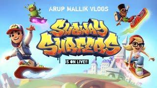 Arup Mallik vlogs is live! subway surfers Gameplay #viral #short #shortlive