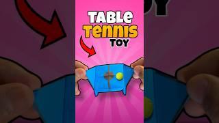 How to Make Paper Table Tennis Toy | Ping Pong Game  #shorts