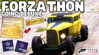 Forza horizon 5-How to complete Weekly Forzathon GOING DELUXE-Horizon backstage-Forzathon shop