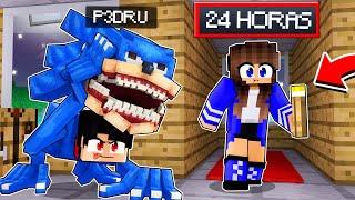 Me vesti de SONIC SHIN TAPES e TROLLEI meus AMIGOS no Minecraft por 24 HORAS! ‹‹ P3DRU ››