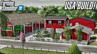 New USA Farm Build on Griffin Indiana! | Farming Simulator 22