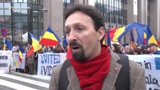 Brussels Rally Urges Moldova To Join Romania