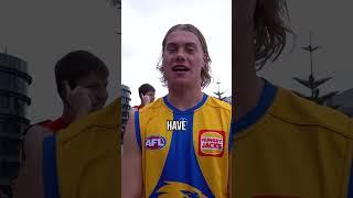 Harley is READY to carry on the No.9 LEGACY at the Eagles!  #footy #afldraft #baseline