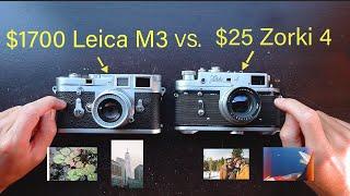 Is a $1700 Leica Worth it(Leica M3 Vs  Zorki 4)