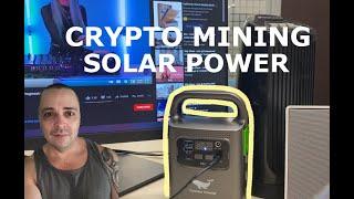 Crypto Mining On Laptop With Solar Power