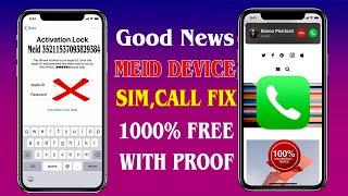 Boom News MEID Device Call Fix 1000% FREE,Unable To Activate Done,Restart Drain BT FIX,Any iOS