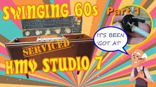 HMV Studio 7 Radiogram Service. Model T3-45 From 1966 - 1969 Part 1