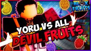 ️ Yoru v2 VS Every Devil Fruit | NoobMaster123 VS SawcyG | Blox Fruit ️